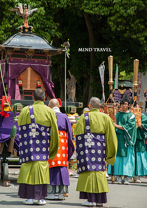 新日吉神社　神輿と鉾
